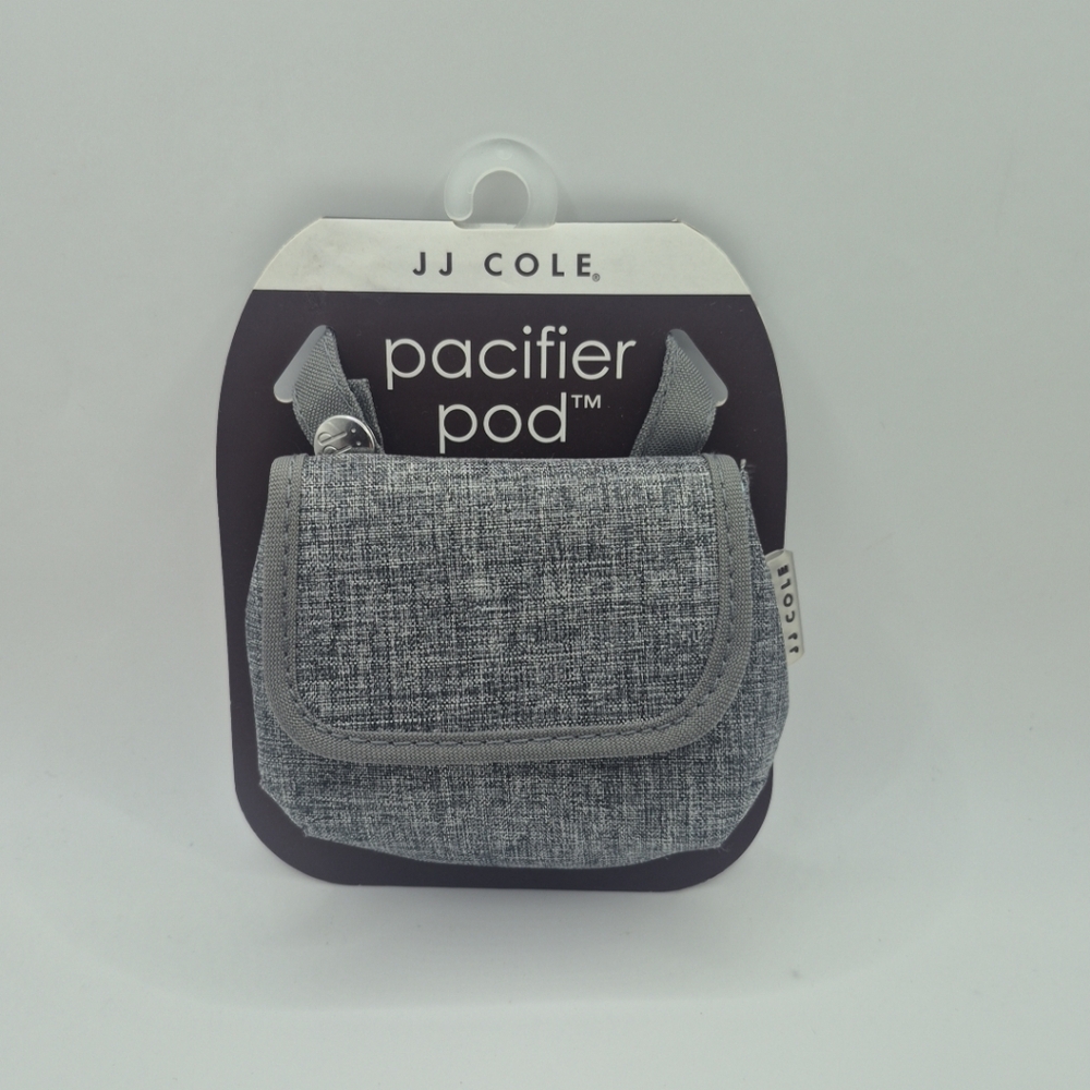 Pacifier Pod #J00546 Gray Heather JJ Cole - NEW